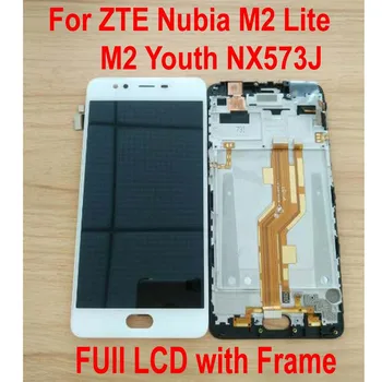 Pôvodné Testované Pracuje Pre ZTE Nubia M2 Lite / M2 Mládež NX573J LCD Displej Dotykový Panel Obrazovky Digitalizátorom. Montáž Snímača + Rám