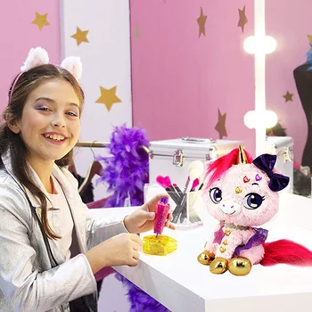 Pôvodné Výbuchu Leskom Hviezdy Deti DIY Dekoratívne Plyšové Hračky Lesk Hviezdičkový Luxusný Pet Doll Anime Plyšové Hračky Elf na Polici