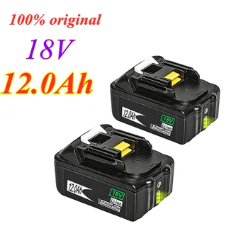 Pôvodný Pre Makita 18V 12000mAh Nabíjateľná Náradie Batérii s LED Li-ion Výmena LXT BL1860B BL1860 BL1850