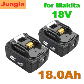 Pôvodný Pre Makita 18V 18000mAh 18.0 Ah Nabíjacie Náradie Batérii s LED Li-ion Výmena LXT BL1860B BL1860 BL1850