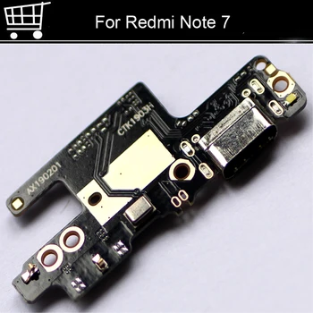 Pôvodný Pre Xiao Redmi Poznámka 7 USB Dock Nabíjací Port Mikrofón Mikrofón Motorových Vibrátor Modul Doska Nahradenie RedmiNote7