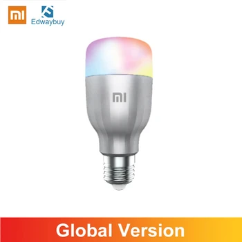 Pôvodný Xiao Globálne Smart LED E27 Žiarovka, Biele alebo Farebné WIFI Hlasové APLIKÁCIE Diaľkové Ovládanie 10W 1700-6500K 800 Lúmenov Žiarovky