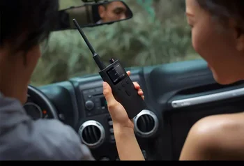 Pôvodný Xiao Mijia Walkie Talkie 2 5W UV Dual Band Rádio IP65 Vodeodolný 13 Dní Dlhý Pohotovostný palubného telefónu Polohe, Zdieľať