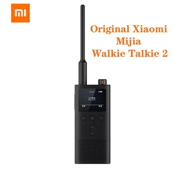 Pôvodný Xiao Mijia Walkie Talkie 2 5W UV Dual Band Rádio IP65 Vodeodolný 13 Dní Dlhý Pohotovostný palubného telefónu Polohe, Zdieľať