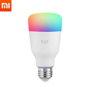 Pôvodný Xiao Mijia Yeelight LED Smart Žiarovky (Farba) E27 8.5 W 800Lumens Mi Svetlo Smart Telefón, WiFi Diaľkové Ovládanie Aktualizovať Verziu