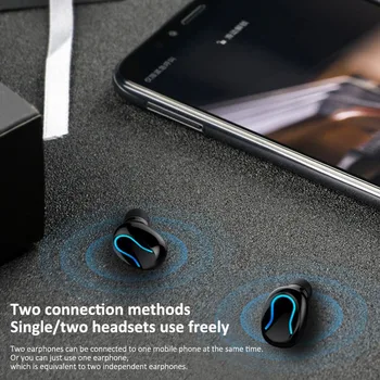 Q32 Bluetooth Slúchadlo TWS Slúchadlá ,Bluetooth 5.0 Bezdrôtové Slúchadlá ,Športové Handsfree Slúchadlá S Mikrofónom