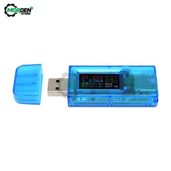 QC3.0 USB Tester DC 4-25V Digitálny Voltmeter Ammeter Rýchle Rýchle Nabíjanie Lekár Výkon Kapacita Indikátor Napätia Prúd Meter