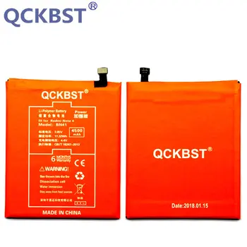 QCKBST BN41 Výmena Batérie Pre Xiao Redmi Poznámka 4 MTK Heliograf X20 \ Redmi Poznámka 4X Pro 4G+64 G 4500mAh Telefón Li-ion Batérie