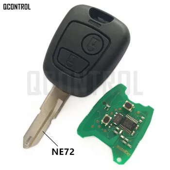 QCONTROL Auto Diaľkové Tlačidlo DIY pre CITROEN C2 NE72 Čepeľ 433MHz Full Key