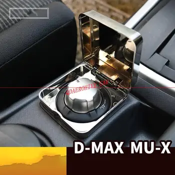 QDAEROHIVE All-wheel-drive box na ochranu 4WD spínač kryt chróm ABS Transparentné Okno pre Isuzu MU-X Mux 3.0 T D-MAX !