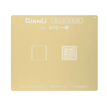 Qianli 3D CPU BGA Reballing Vzorkovníka Auta Tin Rastlín Čistý Spájky, Kúrenie Šablóny pre A12 A11 A9 A10 A8 základnej Dosky, Oprava
