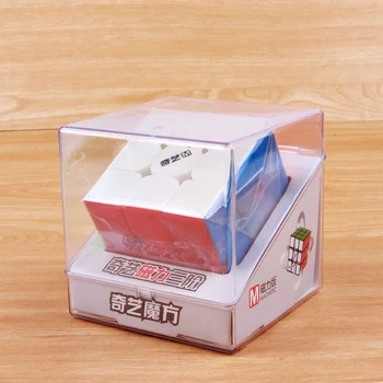 QiYi MoFangGe Qiyi MS Série 3x3x3 Magnetické Magic Cube Profesionálne Cube Puzzle Stickerless Magnety Qiyi M S Rýchlosť Kocky 3x3