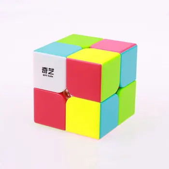 QIYI Qidi S2 Magic Speed Magic Cube Kocky 2X2 50mm Mini Pocket Stickerless Kocka 2X2 Puzzle Profissional Kocka Vzdelávacie Hračka