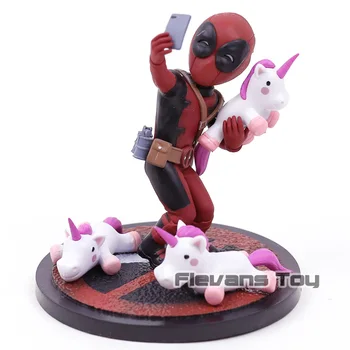 QMX Deadpool # Unicornselfie Q Obr PVC Obrázok Zberateľskú Model Hračka Q-Pop