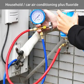 R22 Klimatizácia Fluorid Pridanie Nástroj Nastaviť Chladivo Domácnosť, Auto Klimatizácia F Pridanie Nastaviť Spoločné Pohode Plynomer
