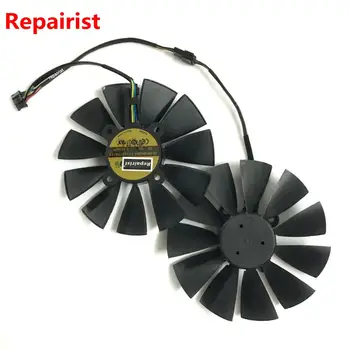 R9 380/380X GPU Chladič VGA ventilátor pre ASUS STRIX-R9380 STRIX-R9380X Grafickej Karty chladenie ako náhrada