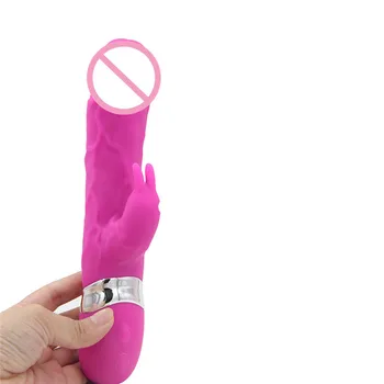 Rabbit Vibrátor, Dildo Vibrátor 10 Frekvencia Klitorálny Stimulátor Vibrácií Vibrátor pre Ženy Sexuálne Hračky, sklenené dildo ženské hračky