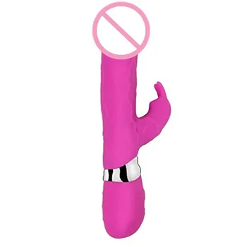 Rabbit Vibrátor, Dildo Vibrátor 10 Frekvencia Klitorálny Stimulátor Vibrácií Vibrátor pre Ženy Sexuálne Hračky, sklenené dildo ženské hračky