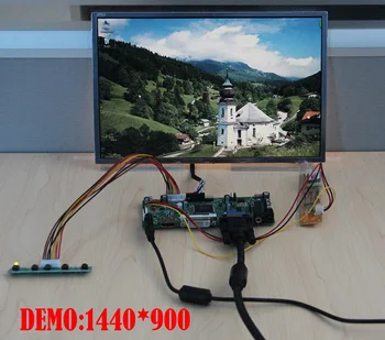 Radič doske Auta M. NT68676 HDMI, DVI, VGA LCD Karta pre LP171WP4(TL)(B5)/(TL)(B4) 1440*900 panel monitora