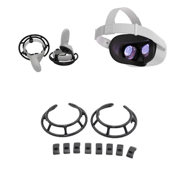 Radič Rukoväť Kryt Kryt Ergonomické VR Príslušenstvo Non Slip Ochranné Silikónové puzdro Puzdro Pre Oculus Quest 2 VR Rukoväť Časti