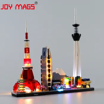 RADOSŤ MAGS Iba Led Svetla Kit Pre 21051 Architektúry Tokio skyline so suvenírmi , (nezahŕňa Model)