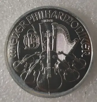Rakúske Filharmónie Strieborné Mince (1 Oz Staré Pravého Striebra Coin Originálne Mince Európe Zberateľskú Mincu