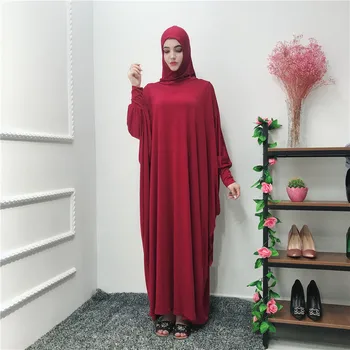 Ramadánu Arabských Moslimských Hidžáb Oblečenie Žien Batwing Rukáv Modlitba Oblečenie Maxi Abaya Kaftan Dlhé Šaty, Na Blízkom Východe Turecka Islamskej Ropa