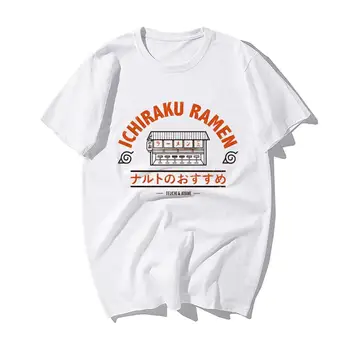 Ramen pánske T-shirt Japonsko Harajuku Anime Naruto T-shirt Streetwear Letné Top Tee Hip Hop T-shirt Mužov
