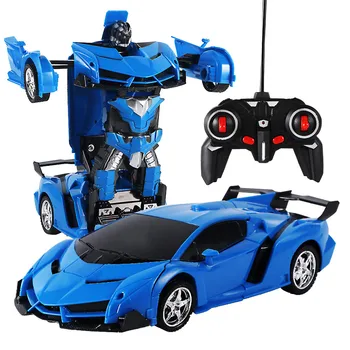 RC Auto Transformácie Roboty Športové Vozidlo, Model Roboty Hračky v Pohode Deformácie Auto Deti, Hračky, Elektrické RC Auto