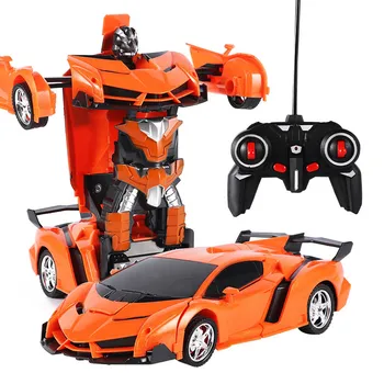 RC Auto Transformácie Roboty Športové Vozidlo, Model Roboty Hračky v Pohode Deformácie Auto Deti, Hračky, Elektrické RC Auto
