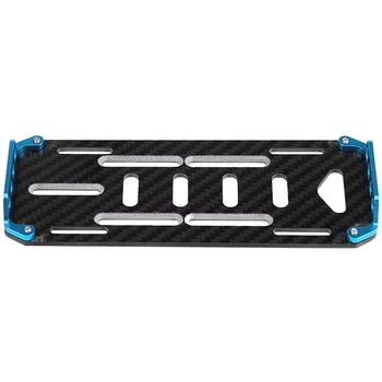 RC Batérie Namontujte Dosku Uhlíkových Vlákien pre Axial SCX10 CC01 F350 D90 1/10 Rozsahu RC Auto Príslušenstvo(Modrá)