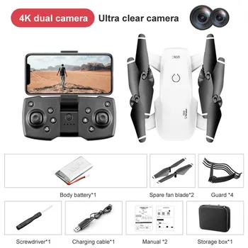 RC Drone S600 2.4 G Selfie Wifi FPV S 4K Jednej Kamery HD Kamera Skladacia Profesional Quadrocopter Pevná výška Skladacie Hračky 20