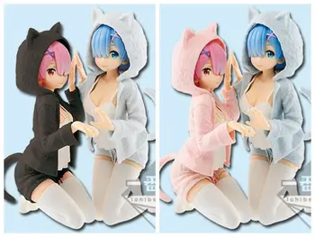 Re Nula Japonské Anime Postavy Re:Život V inom Svete Od Nuly Rem ram Obrázok PVC Akcie Zberateľskú Model Hračky Bábiky