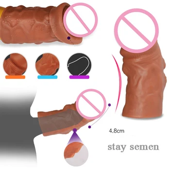 Realistické Kondómy Pošvy Masér Mužský Penis Stimuláciu Mužskej Masturbator Dlhotrvajúci Penis Tréner Sexuálne Hračky Pre Mužov Vrecku