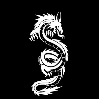 Realistický Mýtické Zvieratá Dragon Kufri Kryt Poškriabaniu Vodotesné Nárazníka Okna Sklo Príslušenstvo Pvc 8.2 CM X 17,6 CM