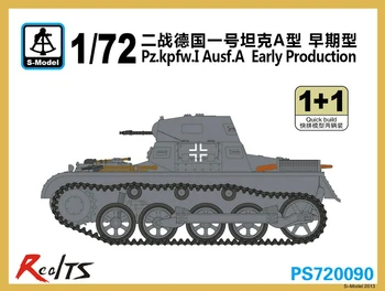 RealTS S-model 1/72 PS720090 Pz.kpfw.Som Ausf.Na Začiatku Výroby Plastových model auta