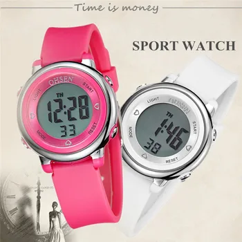 Relogio 2020 OHSEN Módne dámske Športové pánske Hodinky Vodotesné LED Digitálne Hodinky Muži Ženy Multifunkčné Dievča, Chlapec Náramkové hodinky