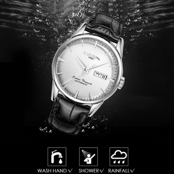 Reloj Hombre 2020 KARNEVAL Značky Business Sledovať Mužov Luxusné Nepremokavé Módne Automatické Mechanické Náramkové hodinky Relogio Masculino