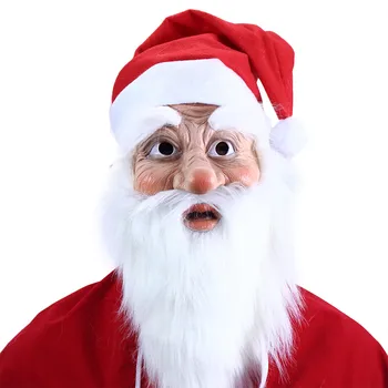 Reneecho Pani Santa Claus Maska Vianoce Vianoce, Latexové Masky S Spp Veselé Vianoce Kostým Pani Claus Masku Na Tvár