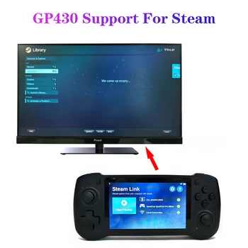 Retro GP430 Herné Konzoly 4.3 Inch IPS Displej Raspberry Pi CM3 Lite Handheld Video Game Hráčov Podpora PS1/SNES/Mame
