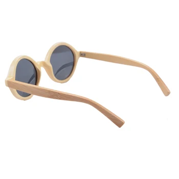 Retro kolo dreva, bambusové slnečné okuliare ženy muži polarizované okuliare nové módne Slnko sklo 6019