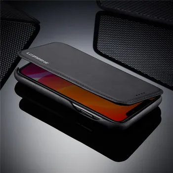 Retro Kože Flip púzdra Pre iPhone 12 Mini 11 Pro X XR XS Max Magnetické Karty Peňaženky Kryt Pre iPhone SE 2020 8 7 6 6 Plus Coque