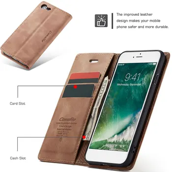 Retro Vintage Kože Flip puzdro Pre iPhone SE 2020 Magnetické Matné Peňaženky Kryt Pre iPhone 11 Pro X XR Xs Max 6 6 7 8 Plus 7 8