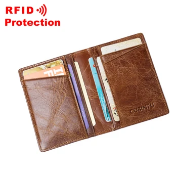 RFID Mužov v Kabelke Peňaženku Hot Predaj Značky RFID Karty Držiteľ Mužov pravej Kože Business ID Kreditnej Karty Držiteľ vodičského preukazu K5