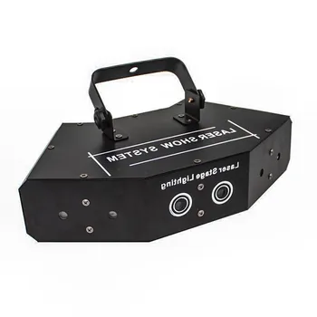 RGB DMX Scan Laserové svetlo LED Skenovanie Fáze Osvetlenie Farebné 6 Objektív Skener Laserový Projektor Disco Lúč DJ svetlá Efekt Laser
