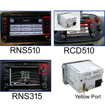 RGBS BOX, Adaptér Aftermarket parkovacia Kamera CVBS / AV Na RGB Converter Adaptér Pre VW Volkswagen RCD510 RNS510 RNS315