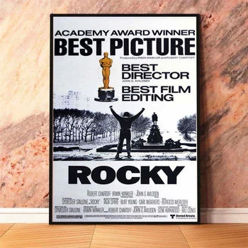 Rocky Balboa 1976 Filmové Plagáty a Tlačí na Steny umelecké Dekoratívne Obrázok Plátno, Maľovanie Na Obývacia Izba Domova bez rámu
