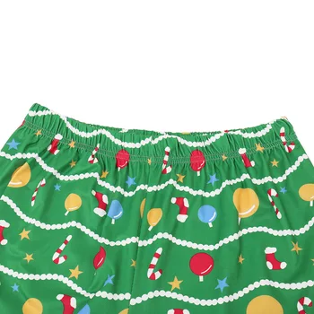 Rodina Vianoce Pyžamo Nastaviť Rodiny Zodpovedajúce Oblečenie Xmas Party Oblečenie pre Dospelých, Deti Pyžamo nastaviť Bavlna Dieťa Romper Sleepwear