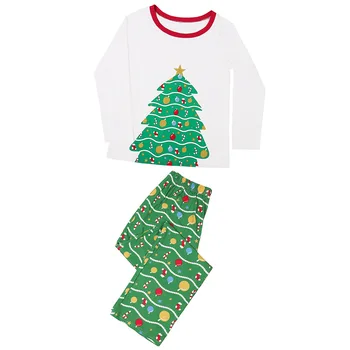 Rodina Vianoce Pyžamo Nastaviť Rodiny Zodpovedajúce Oblečenie Xmas Party Oblečenie pre Dospelých, Deti Pyžamo nastaviť Bavlna Dieťa Romper Sleepwear