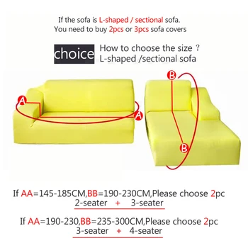 Rohová sedačka sa vzťahuje na obývacia izba L SHAPEsofa kryt úsek slipcover gauči kryt oddelené dizajn (L tvar musí kúpiť 2 kusov)
